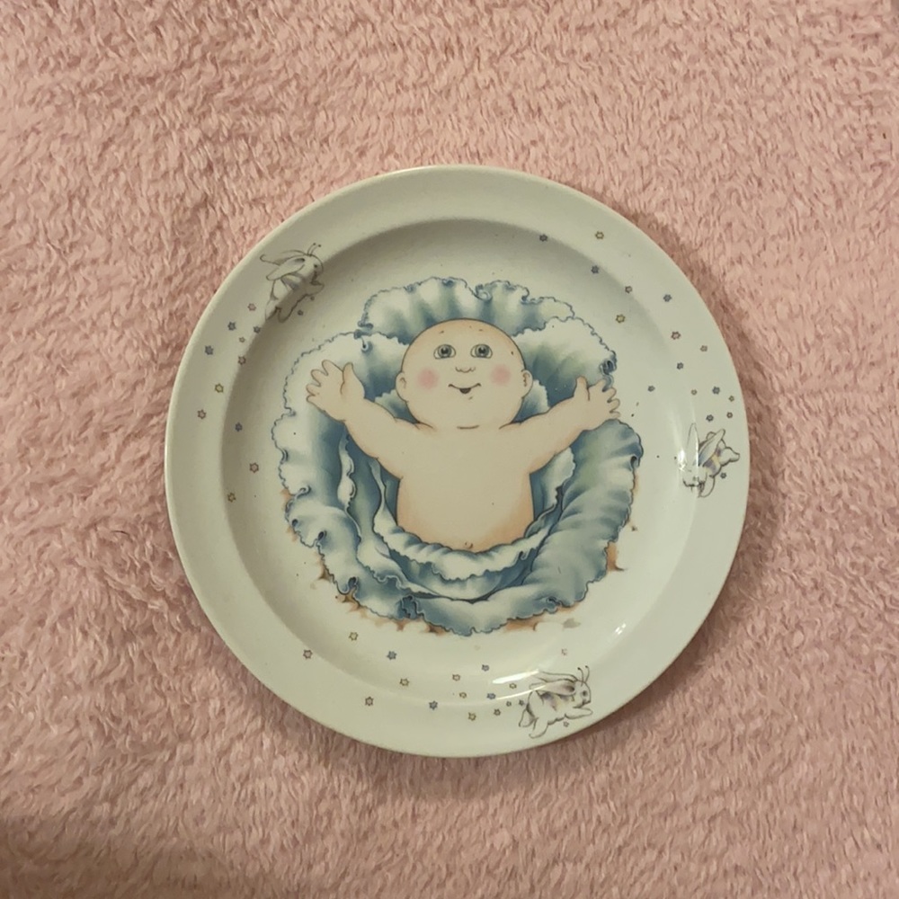 1984 Vintage Cabbage Patch Kids Plate & Bowl